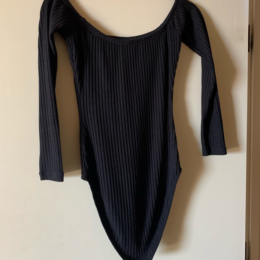 Capulet Off Shoulder Ribbed Bodysuit EUC - Picture 7 of 7